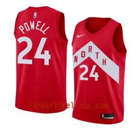 Toronto Raptors Trikot Norman Powell 24 2018-19 Nike Rot Swingman - Herren
